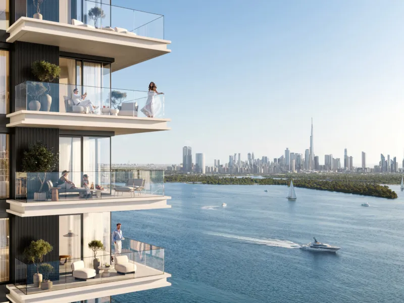 Spektakuläre Neubau-Apartments mit Blick auf den Burj Khalifa direkt am Wasser in Dubai Creek Harbour, Dubai