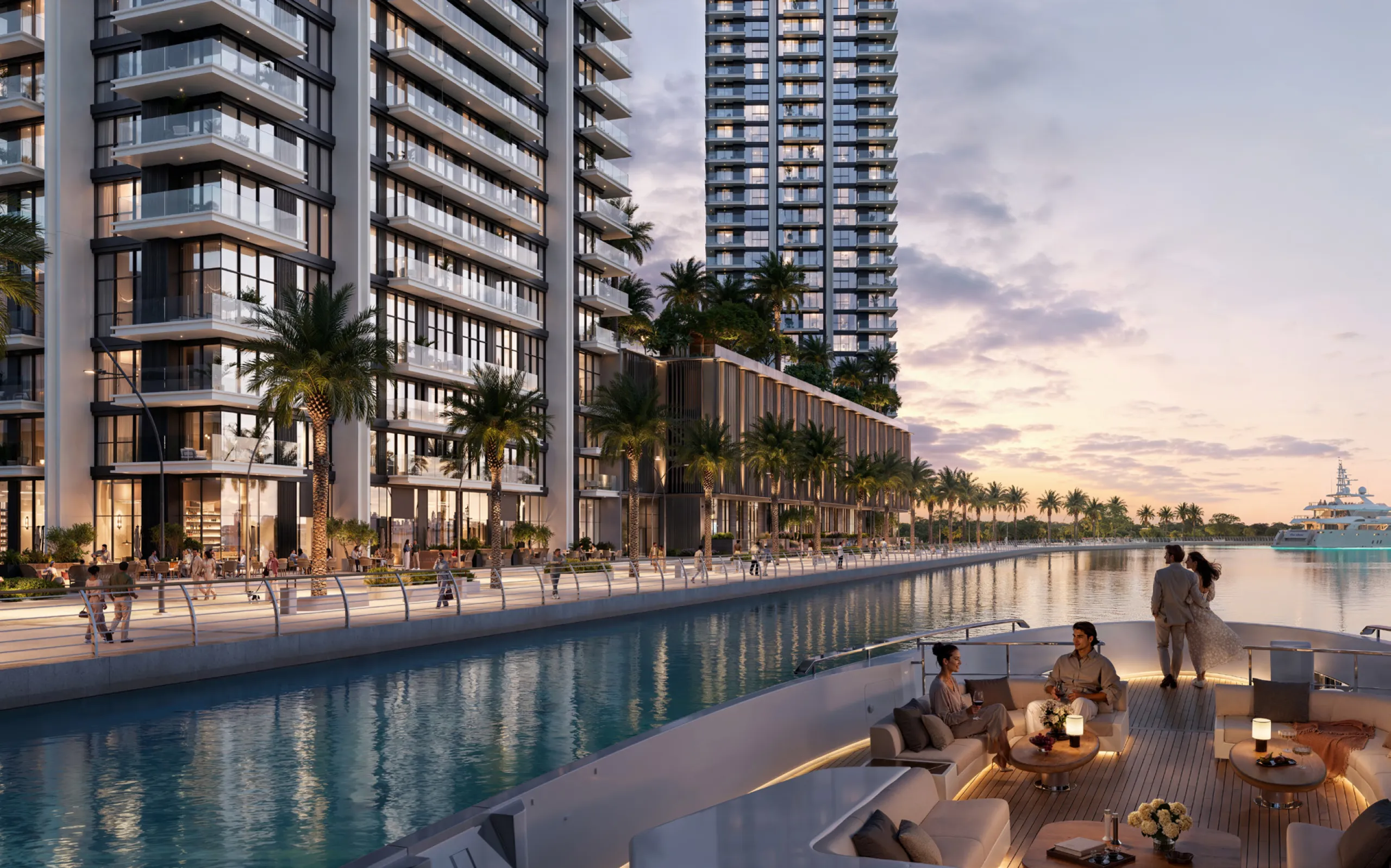 Spektakuläre Neubau-Apartments mit Blick auf den Burj Khalifa direkt am Wasser in Dubai Creek Harbour, Dubai