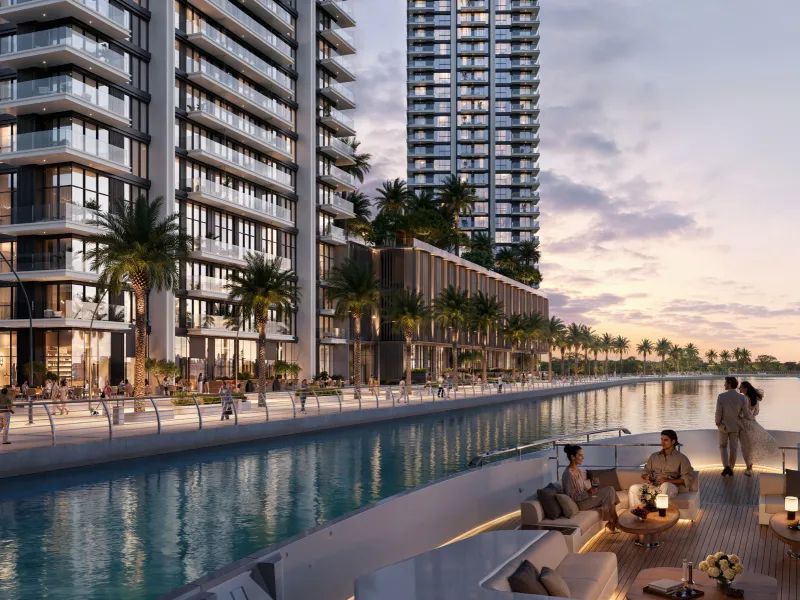 Spektakuläre Neubau-Apartments mit Blick auf den Burj Khalifa direkt am Wasser in Dubai Creek Harbour, Dubai