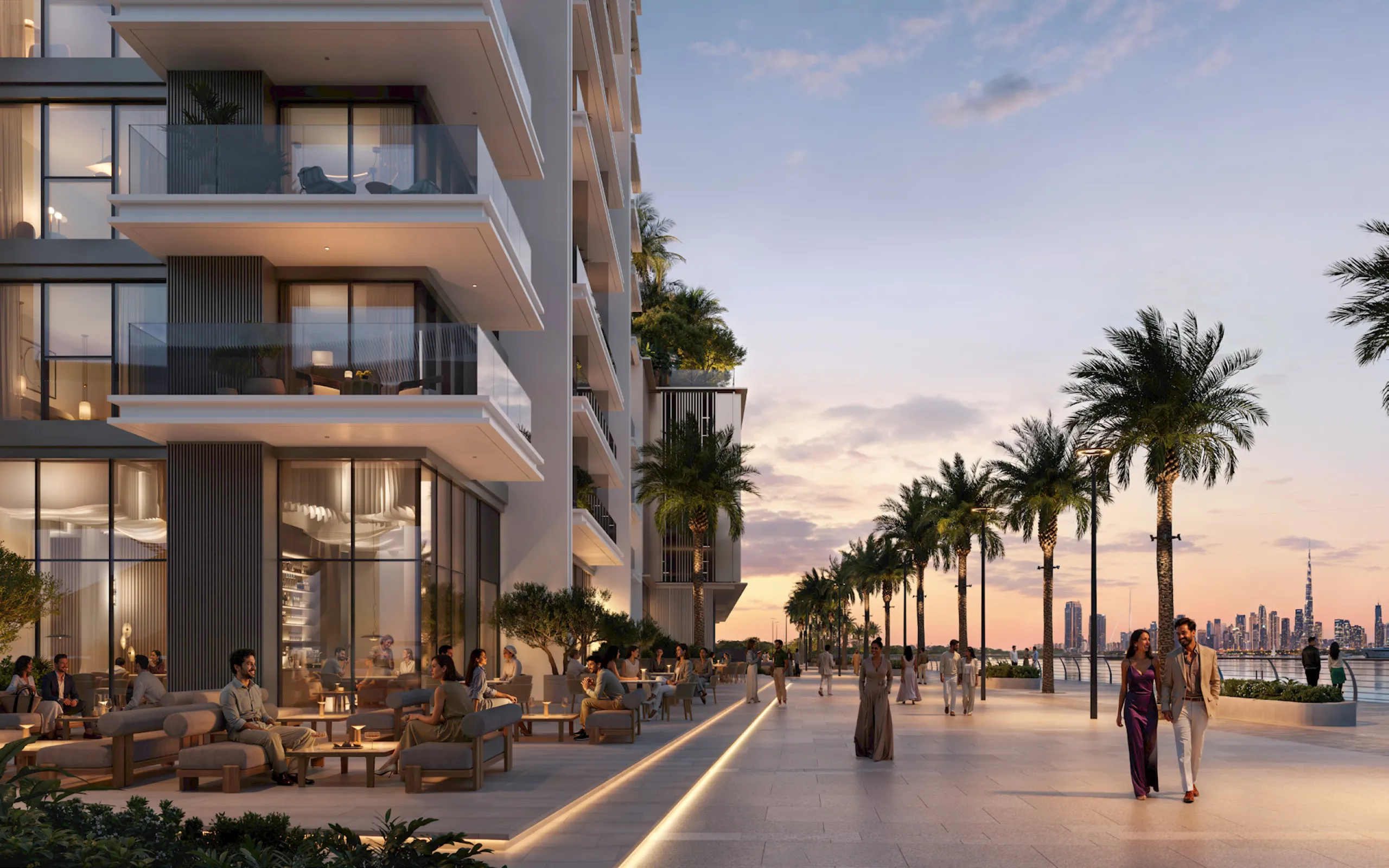 Spektakuläre Neubau-Apartments mit Blick auf den Burj Khalifa direkt am Wasser in Dubai Creek Harbour, Dubai