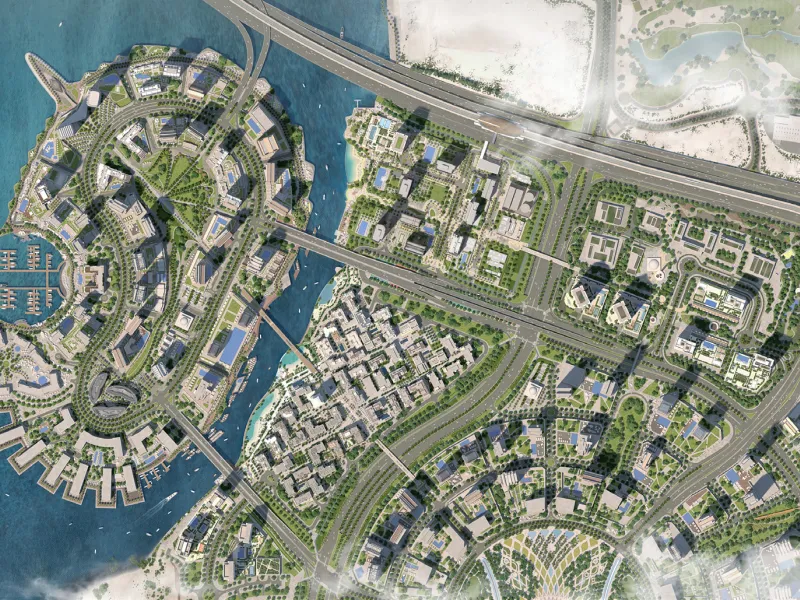 Spektakuläre Neubau-Apartments mit Blick auf den Burj Khalifa direkt am Wasser in Dubai Creek Harbour, Dubai