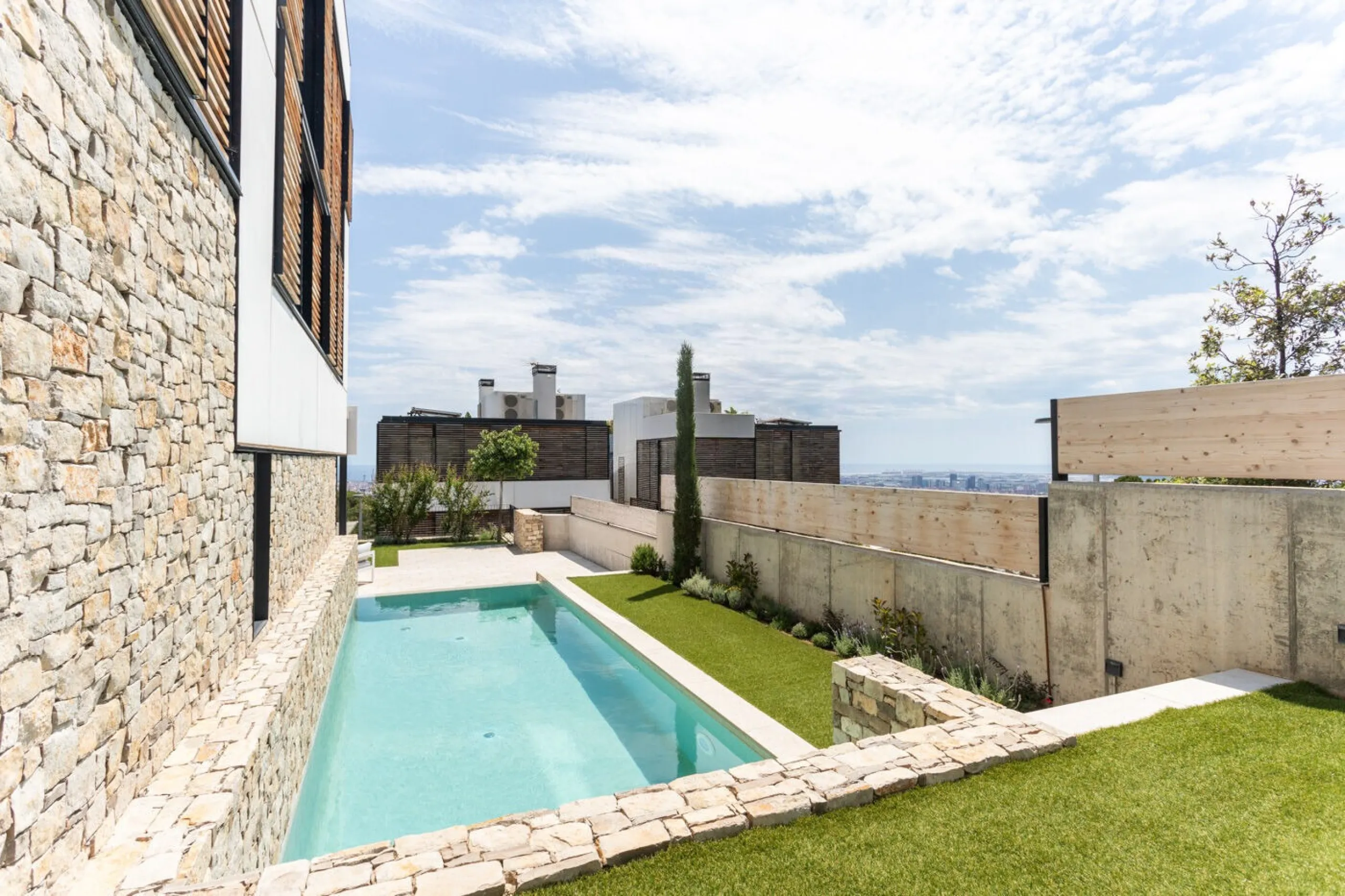 New Designer Home with Pool, Terrace, and Stunning Views in Can Caralleu, Barcelona