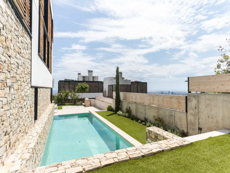 New Designer Home with Pool, Terrace, and Stunning Views in Can Caralleu, Barcelona