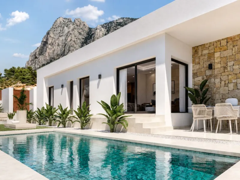 Exclusive New-Build Villa with Private Pool Beside the Golf Course in Finestrat, Alicante