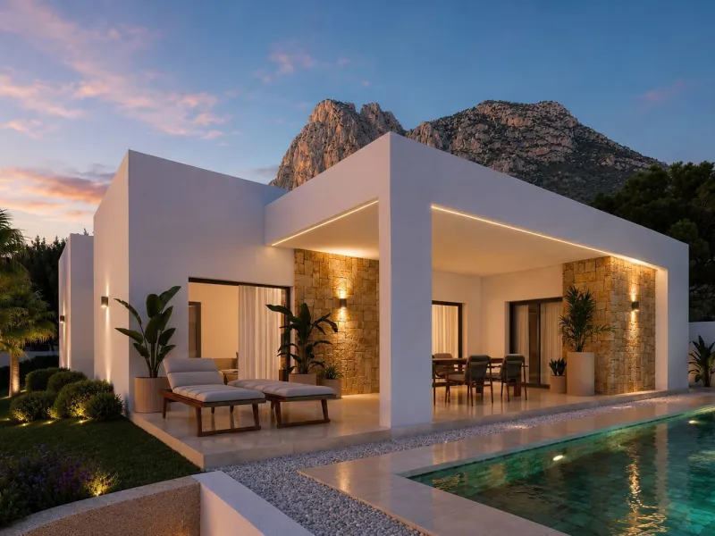 Exclusive New-Build Villa with Private Pool Beside the Golf Course in Finestrat, Alicante