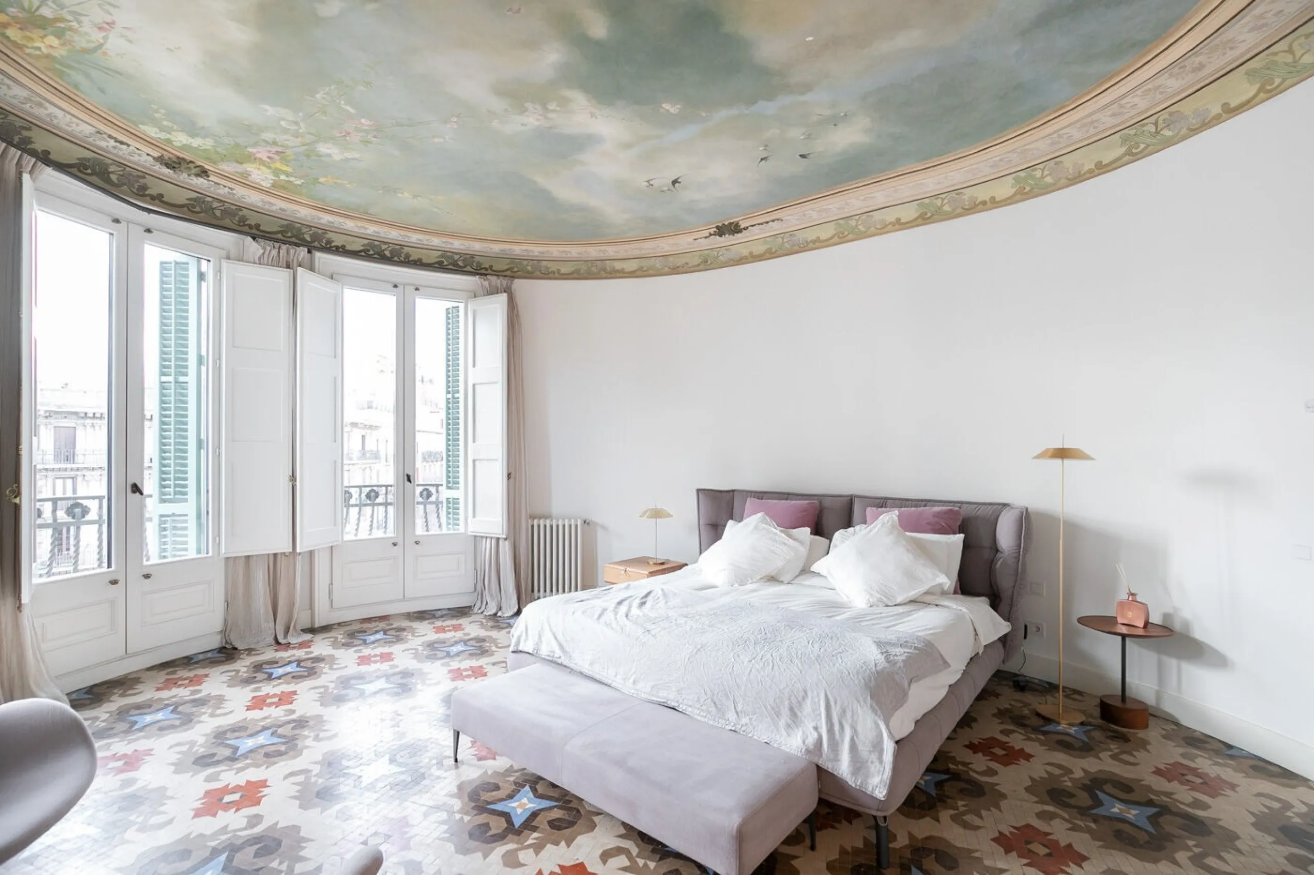 Luxury Modernist Duplex in Casa Burés with Terraces and Exclusive Amenities in Eixample, Barcelona