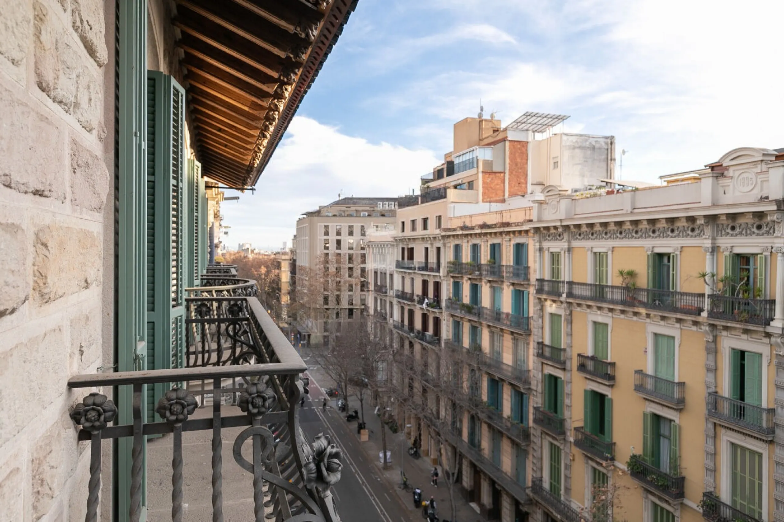Luxury Modernist Duplex in Casa Burés with Terraces and Exclusive Amenities in Eixample, Barcelona