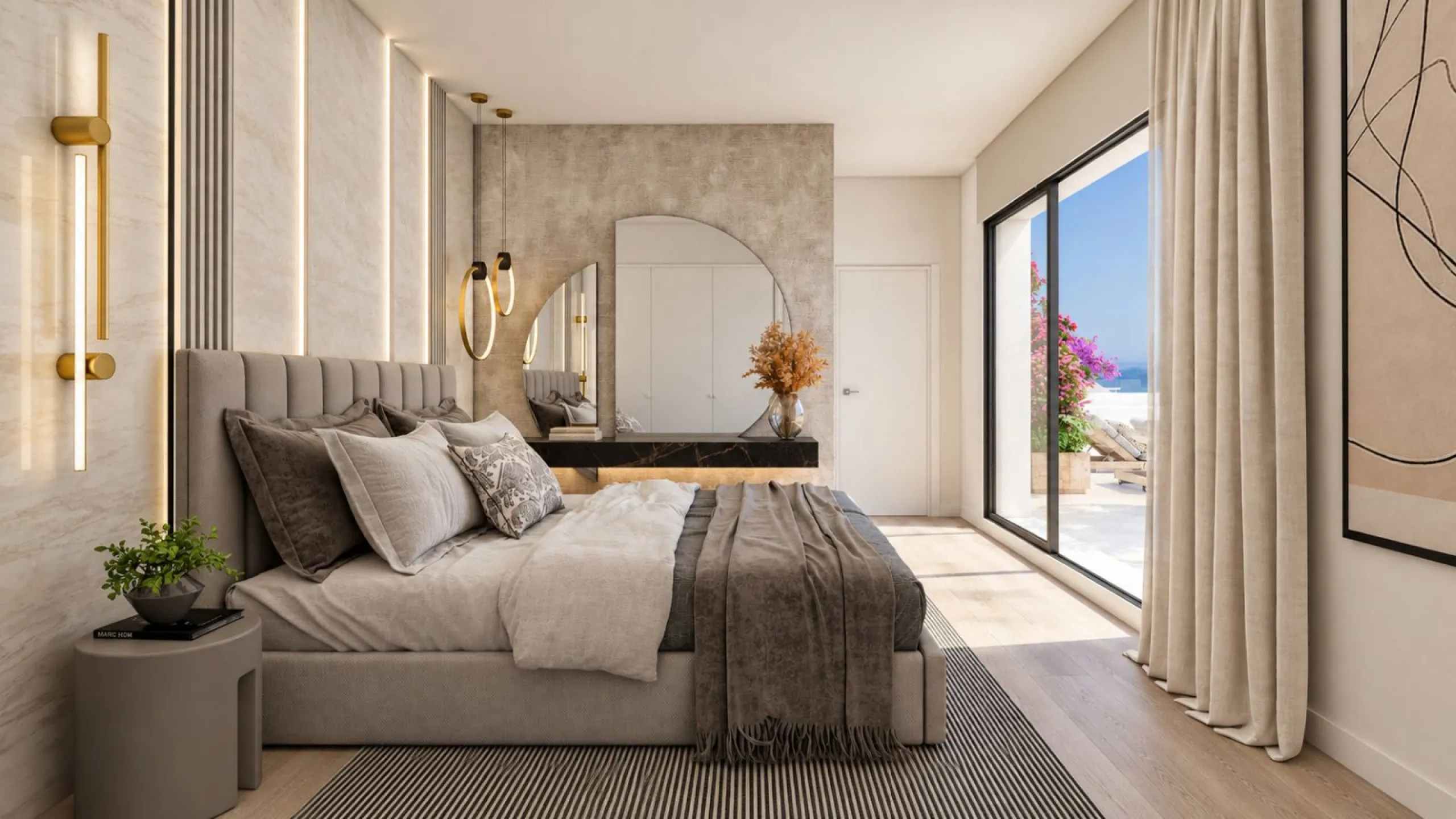 Великолепные апартаменты с видом на море в жилом комплексе курортного типа в Villajoyosa, Коста-Бланка