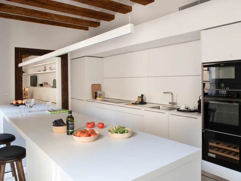 Luxury Apartment for Rent with Patio and Three Bedrooms in the Gothic Quarter, Barcelona