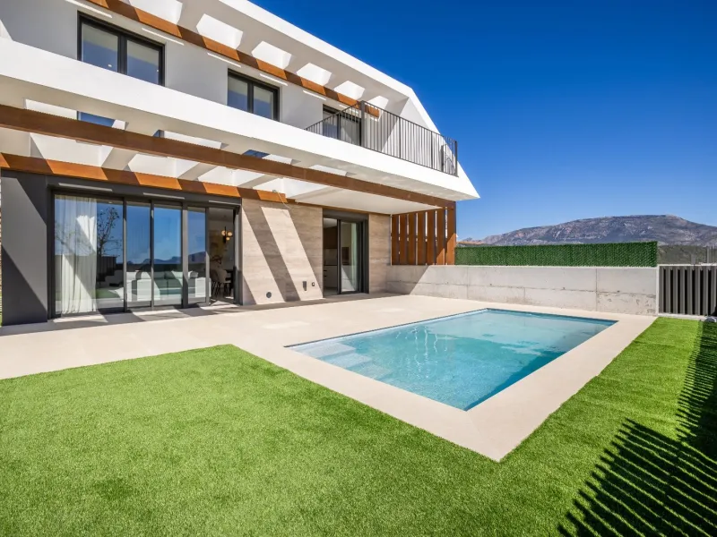 Modern Villas with Sea Views in an Exclusive, Quiet Development in Polop, Alicante