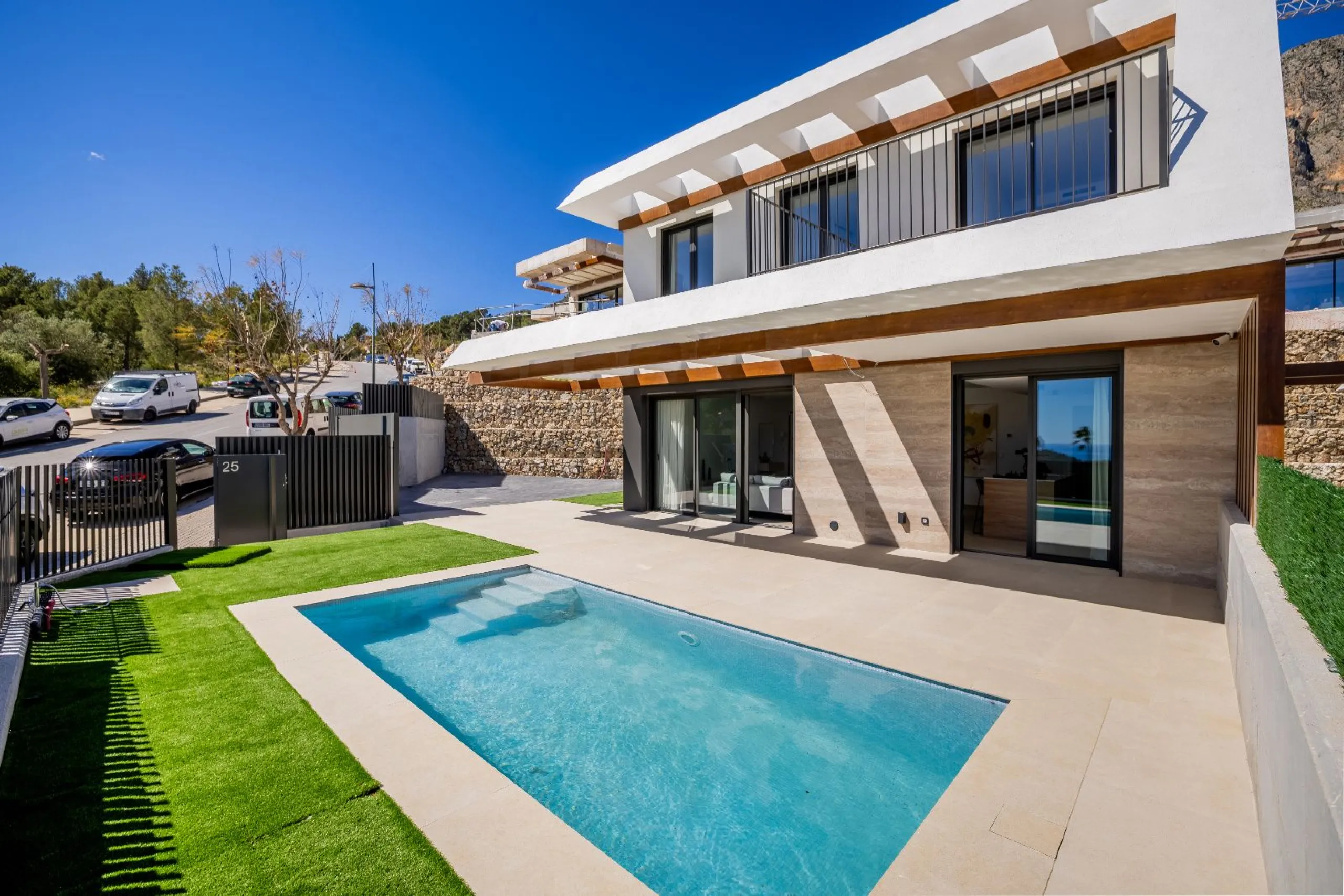 Modern Villas with Sea Views in an Exclusive, Quiet Development in Polop, Alicante