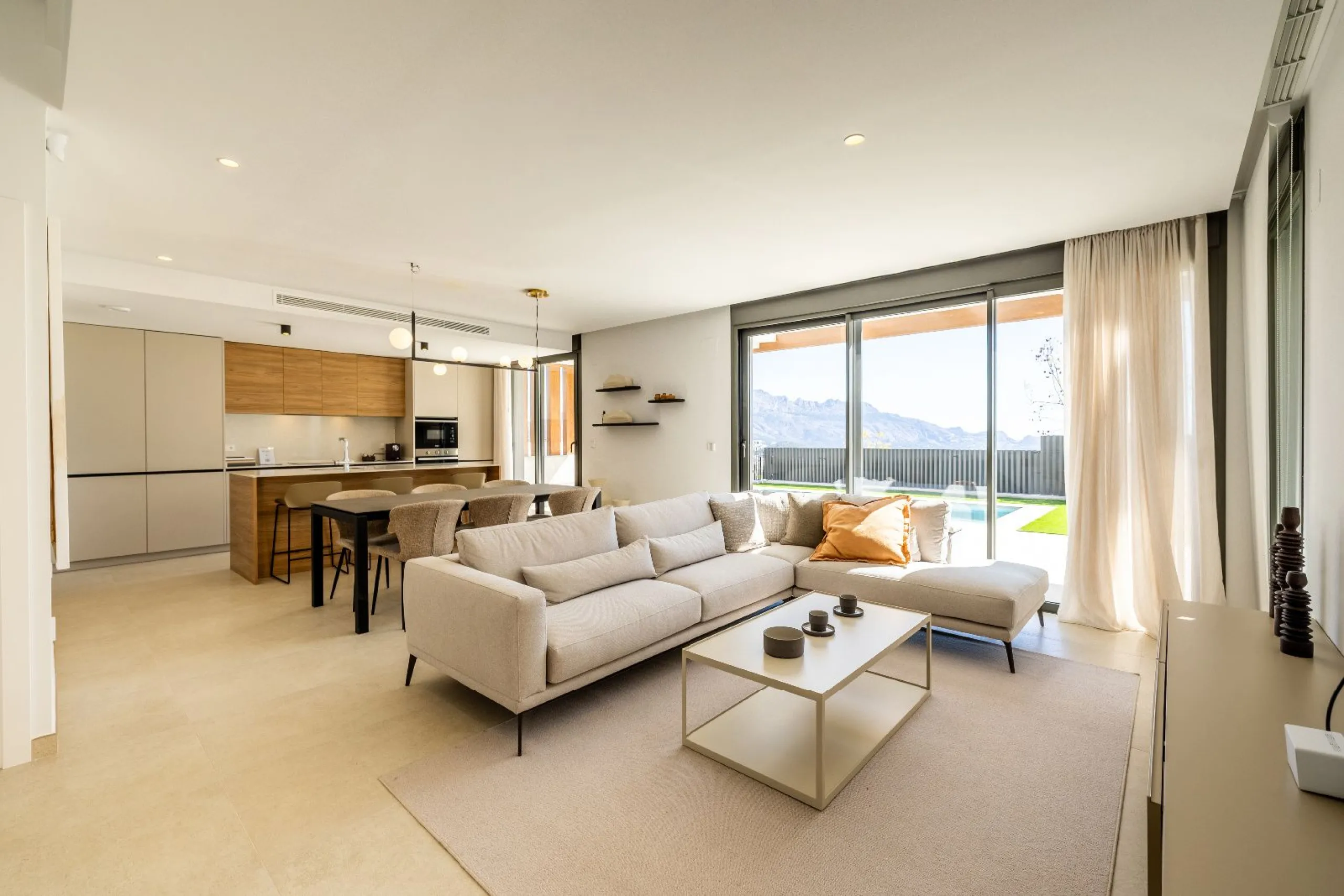 Modern Villas with Sea Views in an Exclusive, Quiet Development in Polop, Alicante