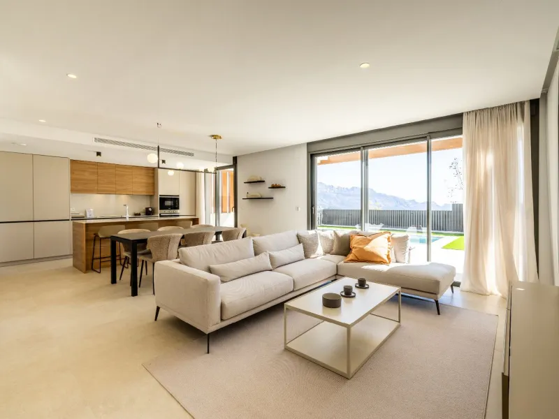 Modern Villas with Sea Views in an Exclusive, Quiet Development in Polop, Alicante