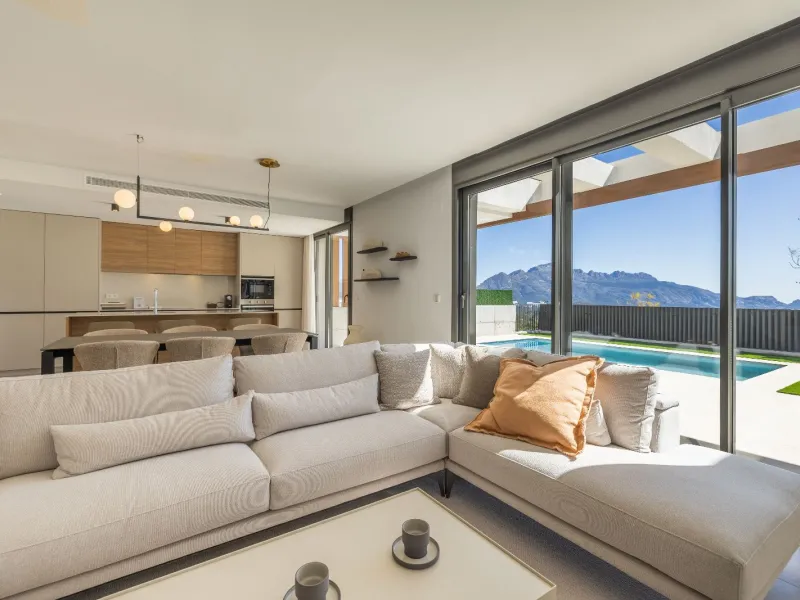 Modern Villas with Sea Views in an Exclusive, Quiet Development in Polop, Alicante
