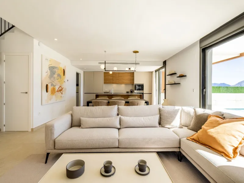 Modern Villas with Sea Views in an Exclusive, Quiet Development in Polop, Alicante