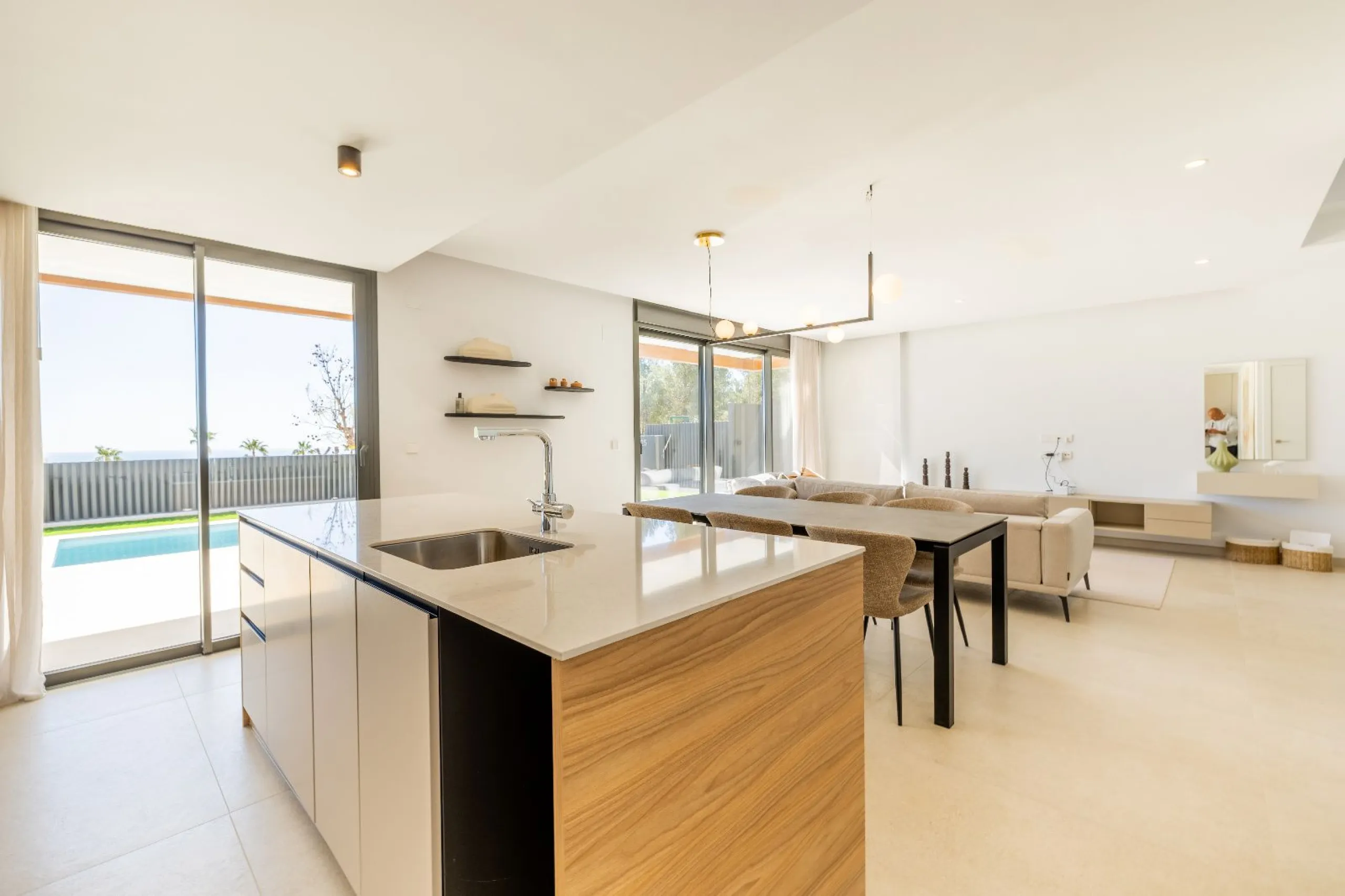 Modern Villas with Sea Views in an Exclusive, Quiet Development in Polop, Alicante