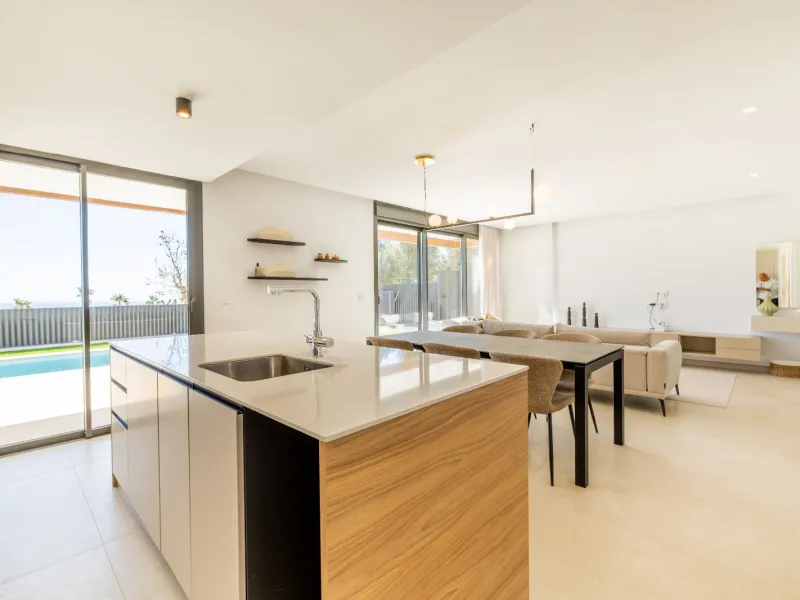 Modern Villas with Sea Views in an Exclusive, Quiet Development in Polop, Alicante