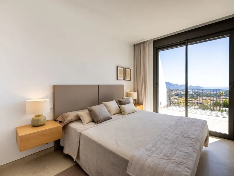 Modern Villas with Sea Views in an Exclusive, Quiet Development in Polop, Alicante