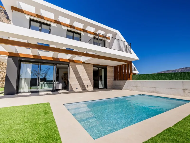 Modern Villas with Sea Views in an Exclusive, Quiet Development in Polop, Alicante