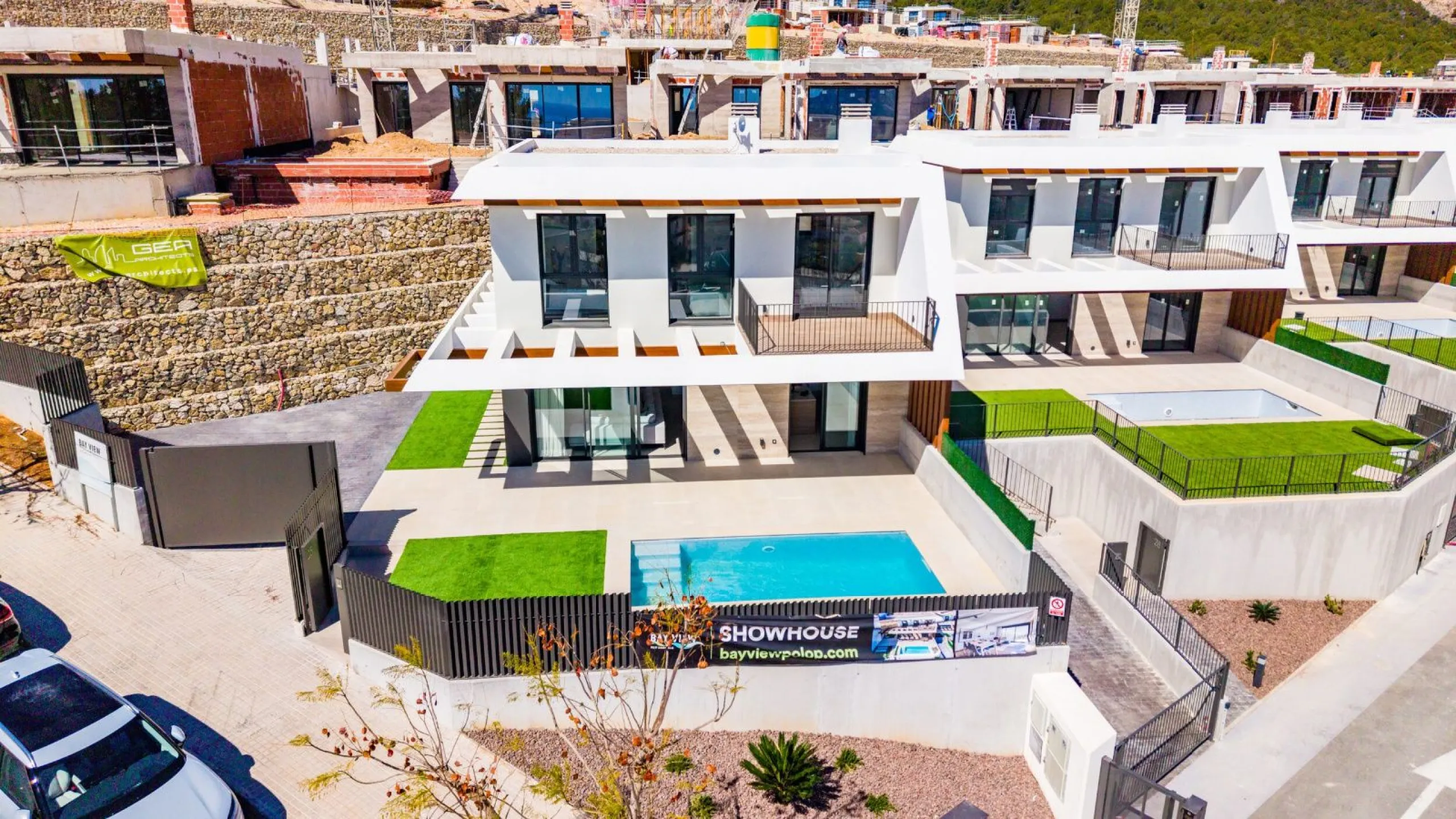 Modern Villas with Sea Views in an Exclusive, Quiet Development in Polop, Alicante