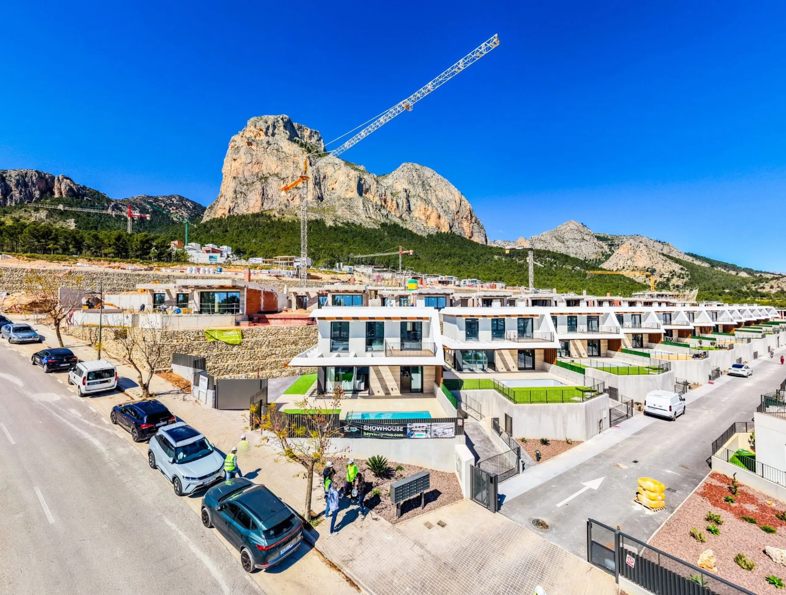 Modern Villas with Sea Views in an Exclusive, Quiet Development in Polop, Alicante