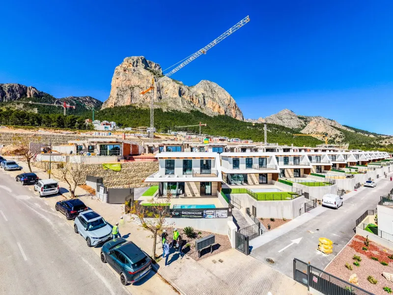 Modern Villas with Sea Views in an Exclusive, Quiet Development in Polop, Alicante