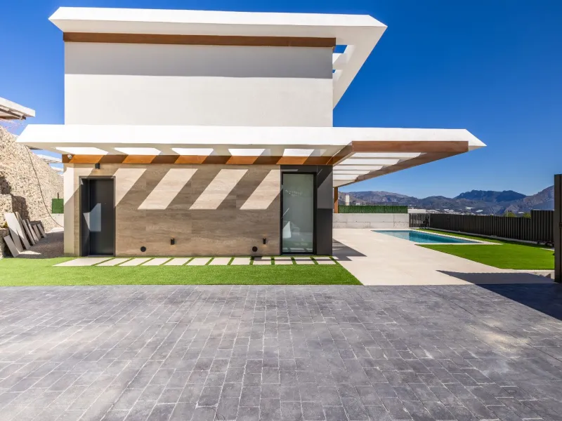 Modern Villas with Sea Views in an Exclusive, Quiet Development in Polop, Alicante