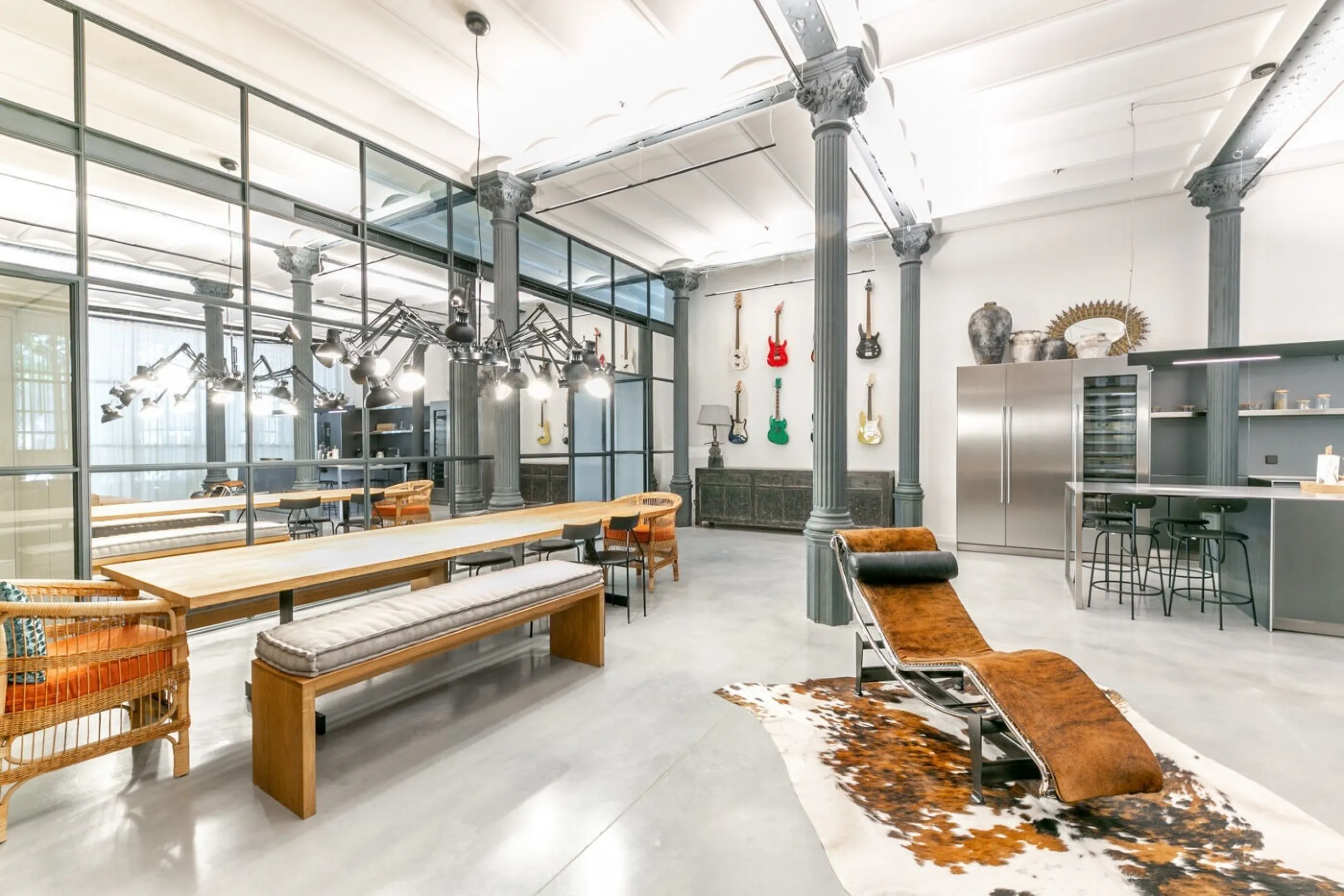 Luxury Designer Loft for Rent in the Historic Casa Burés, Eixample District