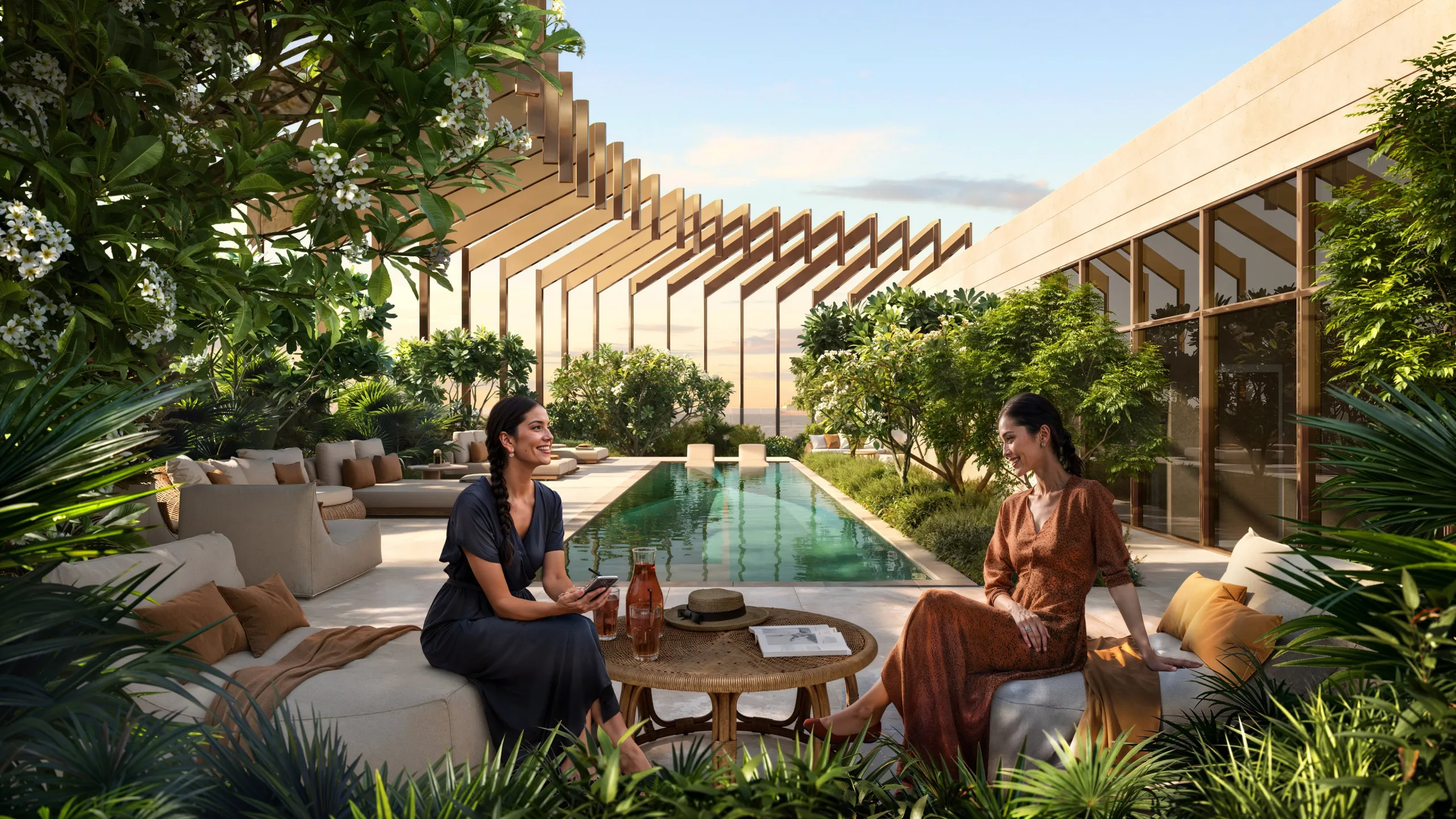 Beeindruckende Neubau-Apartments mit Spa, Rooftop-Bar und Meerblick in Dubai Maritime City