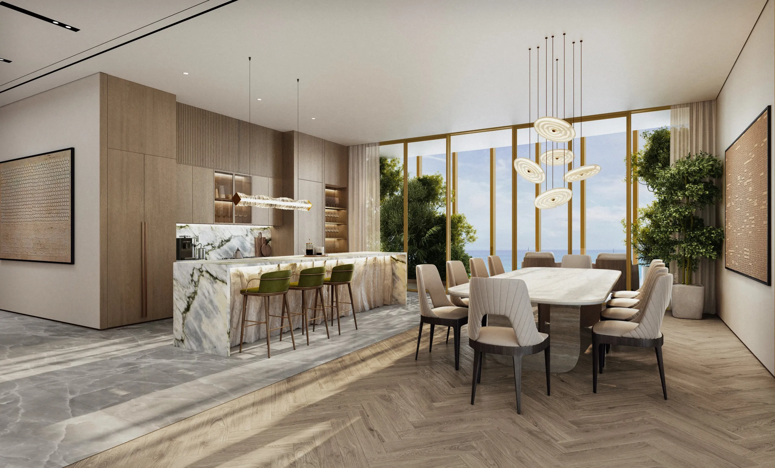 Beeindruckende Neubau-Apartments mit Spa, Rooftop-Bar und Meerblick in Dubai Maritime City