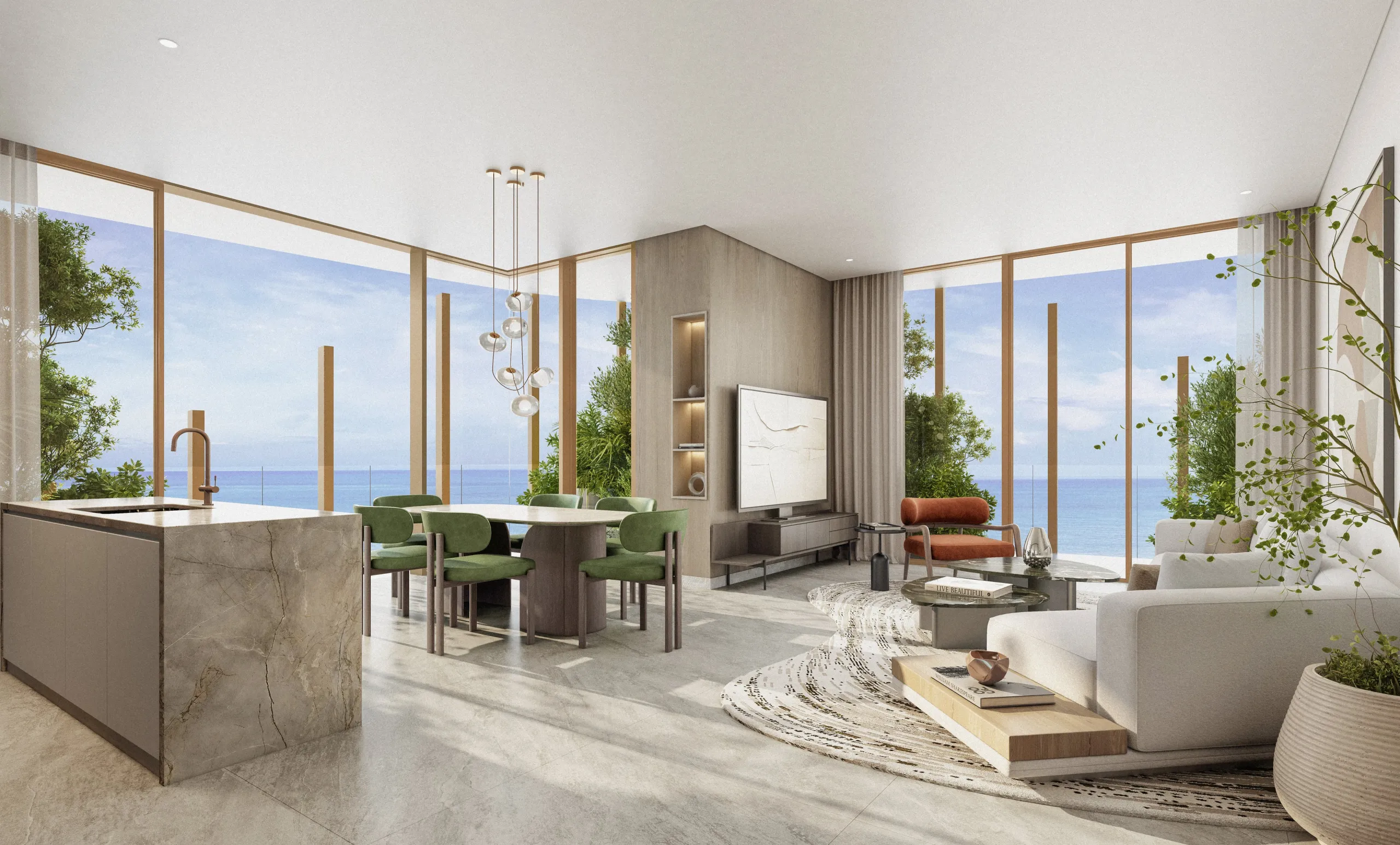 Beeindruckende Neubau-Apartments mit Spa, Rooftop-Bar und Meerblick in Dubai Maritime City