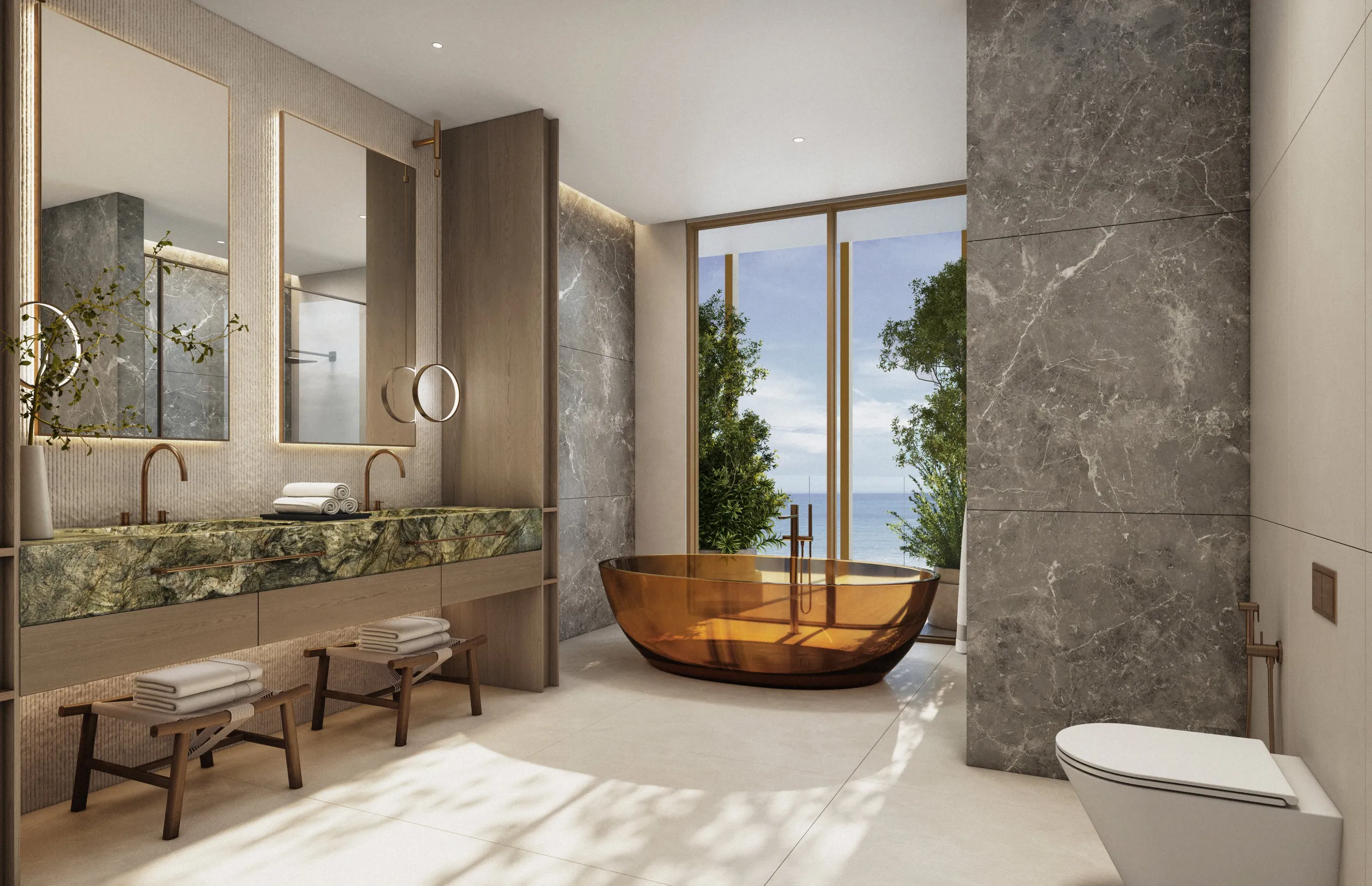 Beeindruckende Neubau-Apartments mit Spa, Rooftop-Bar und Meerblick in Dubai Maritime City