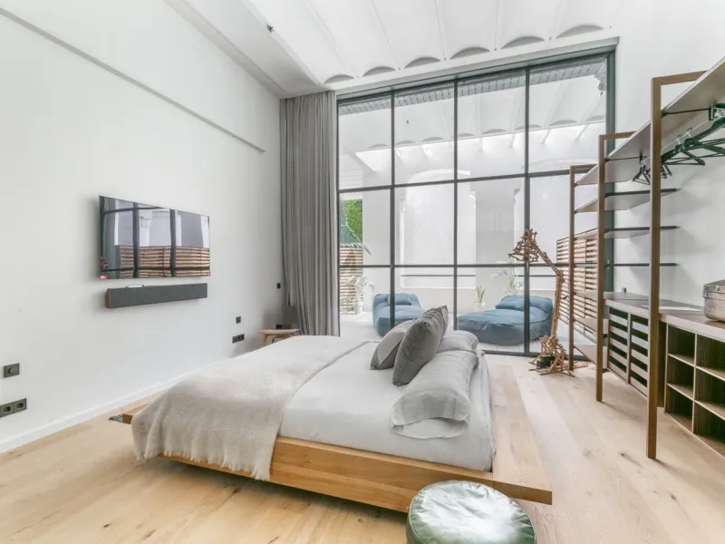 Luxury Designer Loft for Rent in the Historic Casa Burés, Eixample District