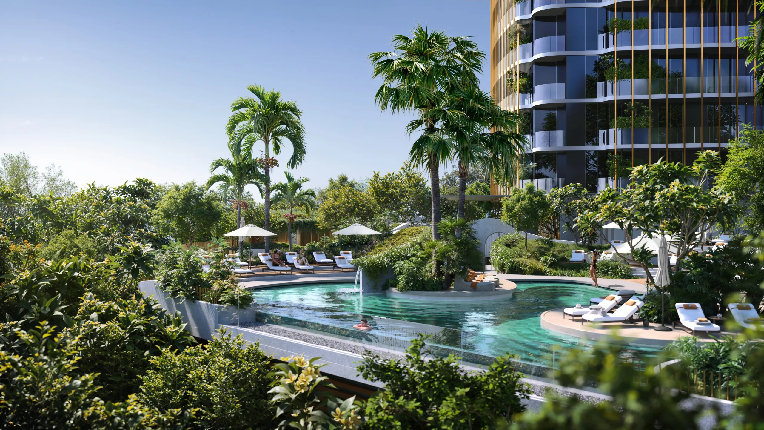 Beeindruckende Neubau-Apartments mit Spa, Rooftop-Bar und Meerblick in Dubai Maritime City