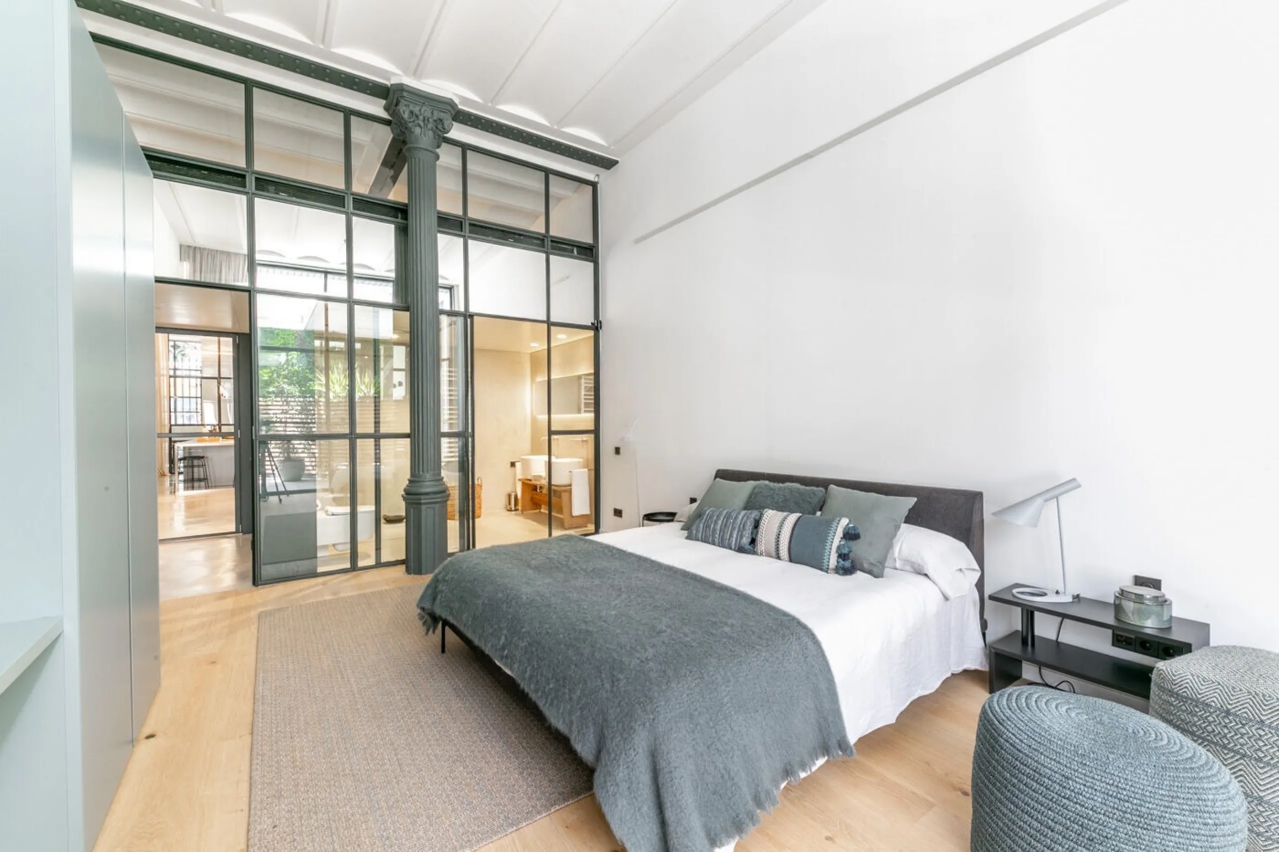 Luxury Designer Loft for Rent in the Historic Casa Burés, Eixample District