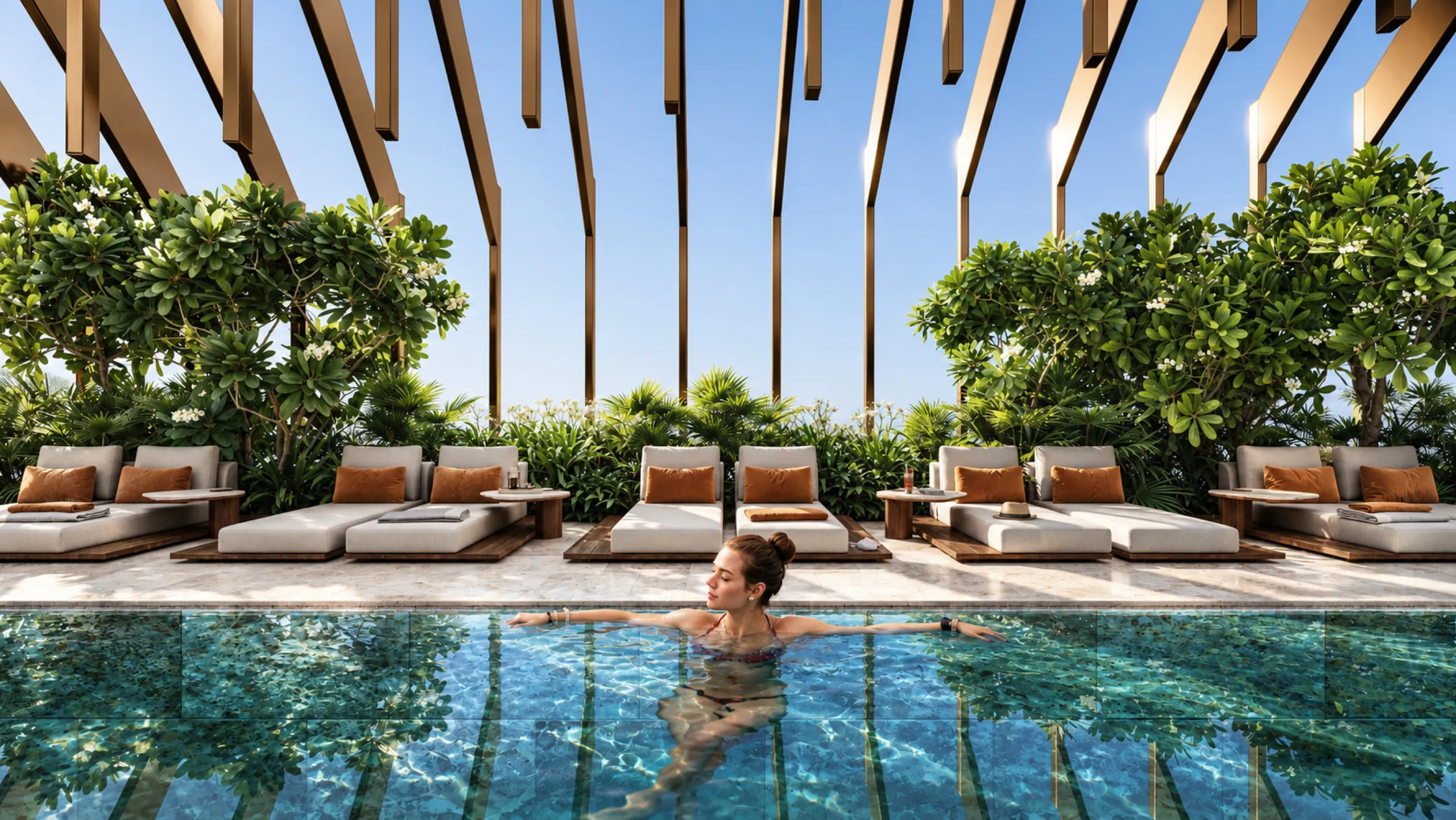 Beeindruckende Neubau-Apartments mit Spa, Rooftop-Bar und Meerblick in Dubai Maritime City