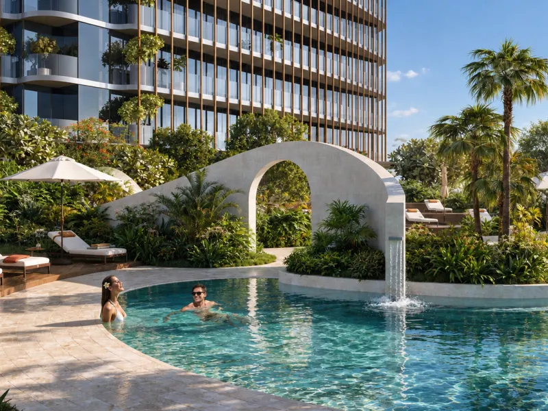 Beeindruckende Neubau-Apartments mit Spa, Rooftop-Bar und Meerblick in Dubai Maritime City