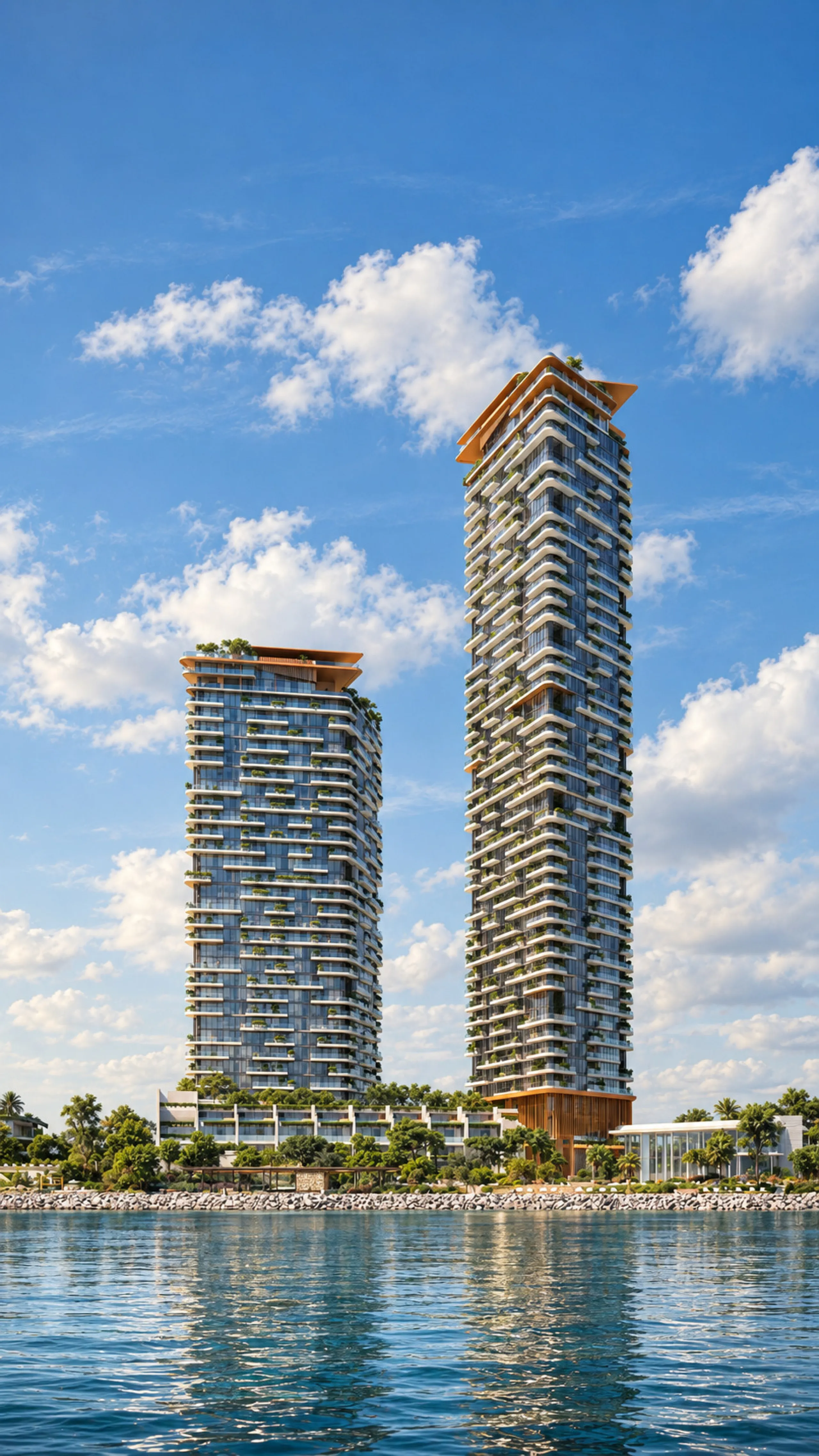 Spektakuläre Neubau-Apartments mit Kino, Spa und Pool direkt am Meer in Dubai Maritime City, Dubai