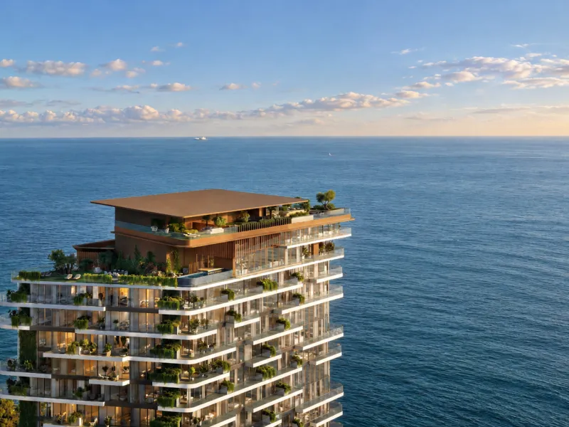 Striking New-Build Apartments with Cinema, Spa and Pool on the Seafront in Dubai Maritime City, Dubai