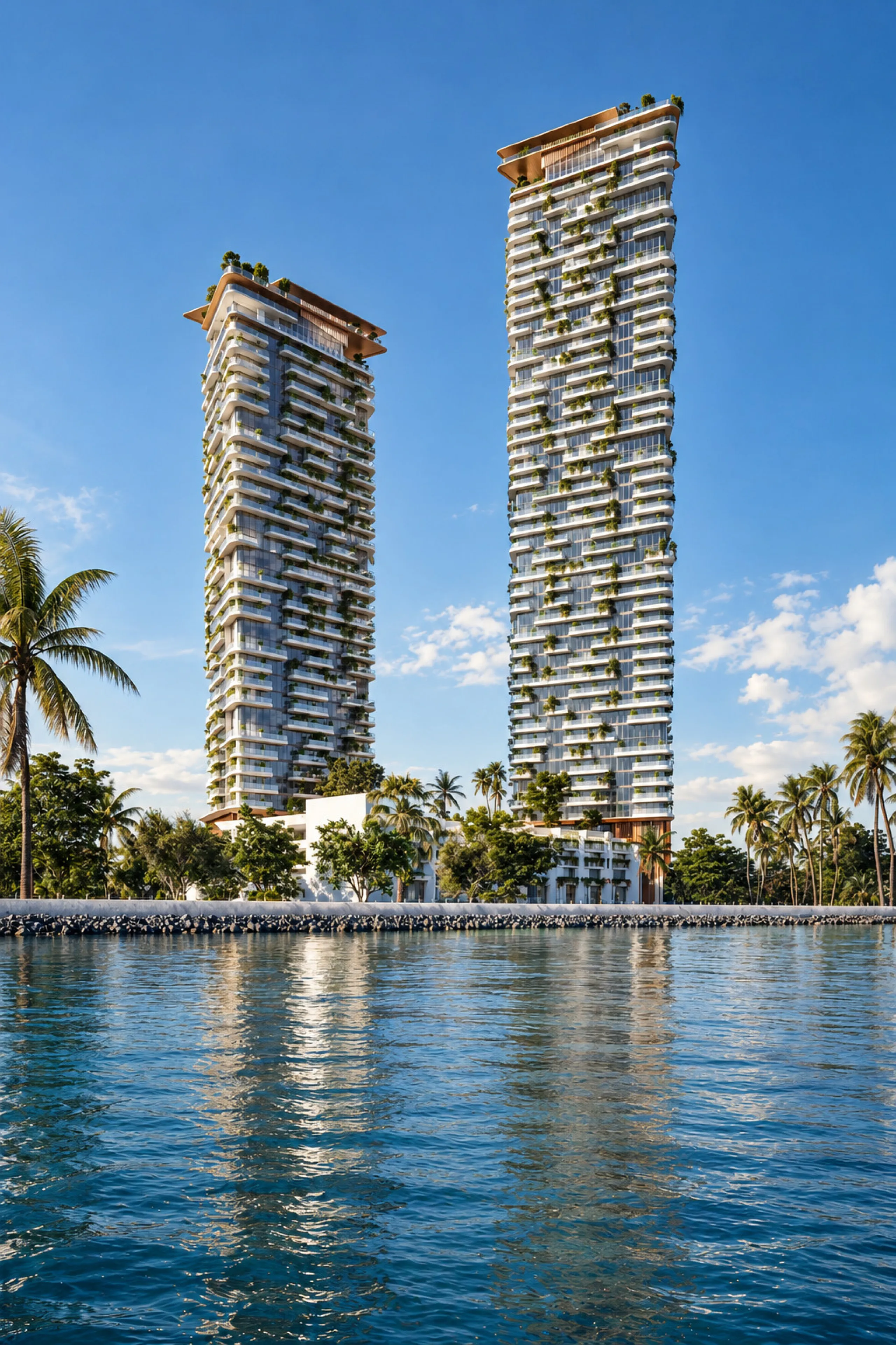Spektakuläre Neubau-Apartments mit Kino, Spa und Pool direkt am Meer in Dubai Maritime City, Dubai