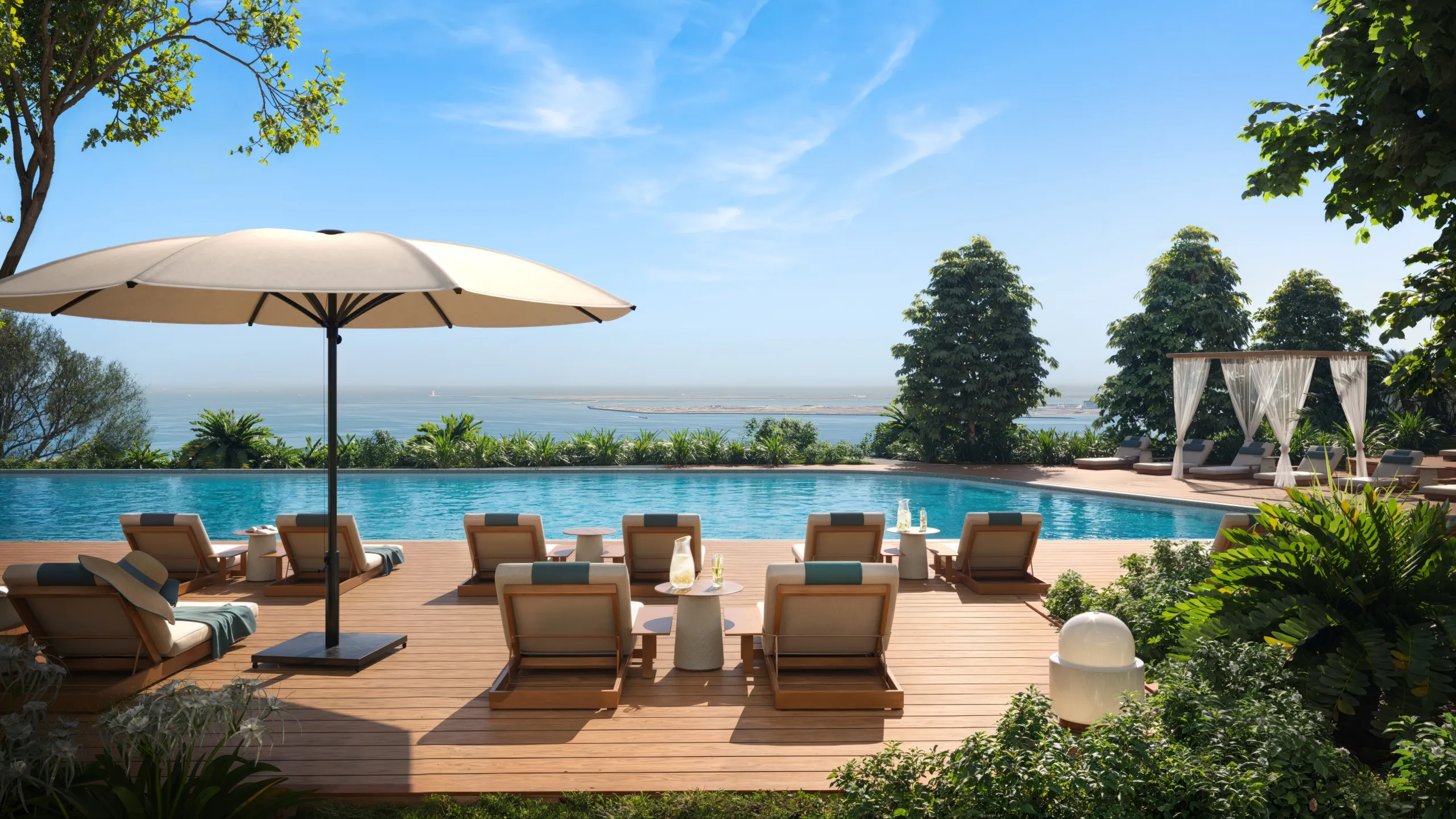 Spektakuläre Neubau-Apartments mit Kino, Spa und Pool direkt am Meer in Dubai Maritime City, Dubai