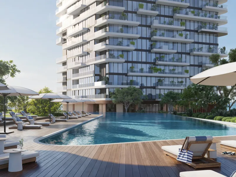Spektakuläre Neubau-Apartments mit Kino, Spa und Pool direkt am Meer in Dubai Maritime City, Dubai