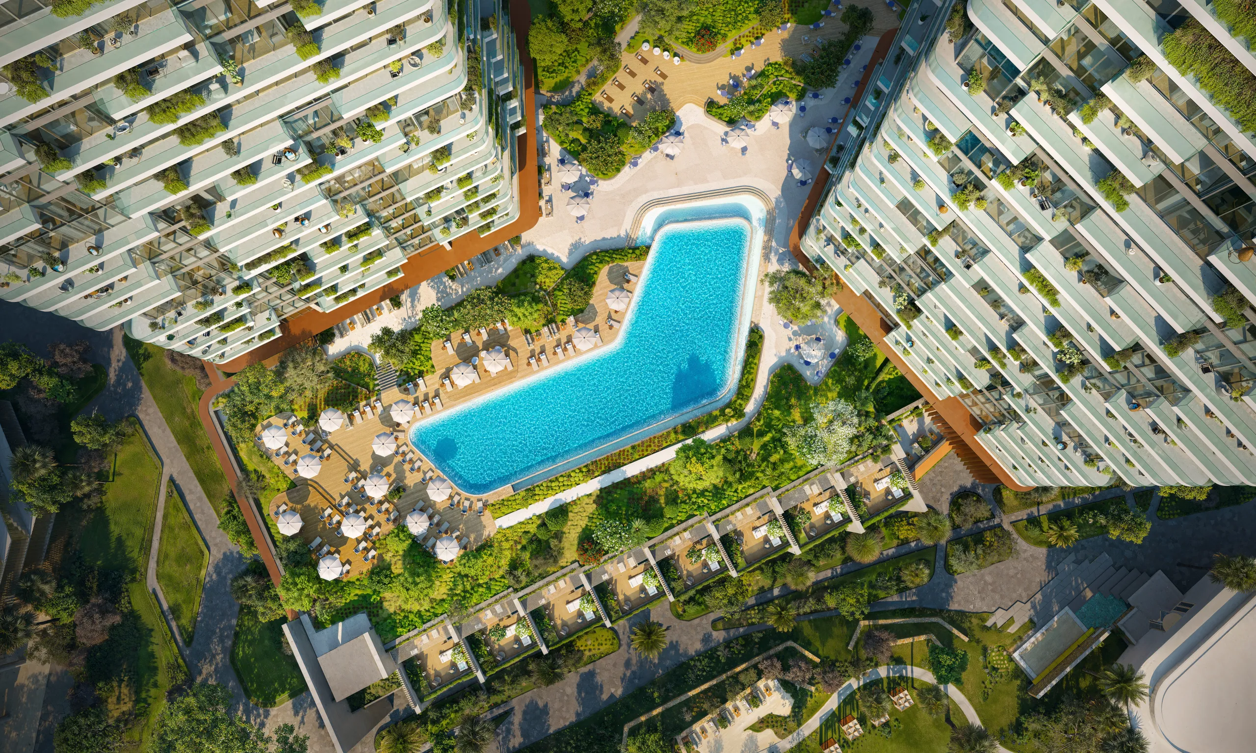 Spektakuläre Neubau-Apartments mit Kino, Spa und Pool direkt am Meer in Dubai Maritime City, Dubai