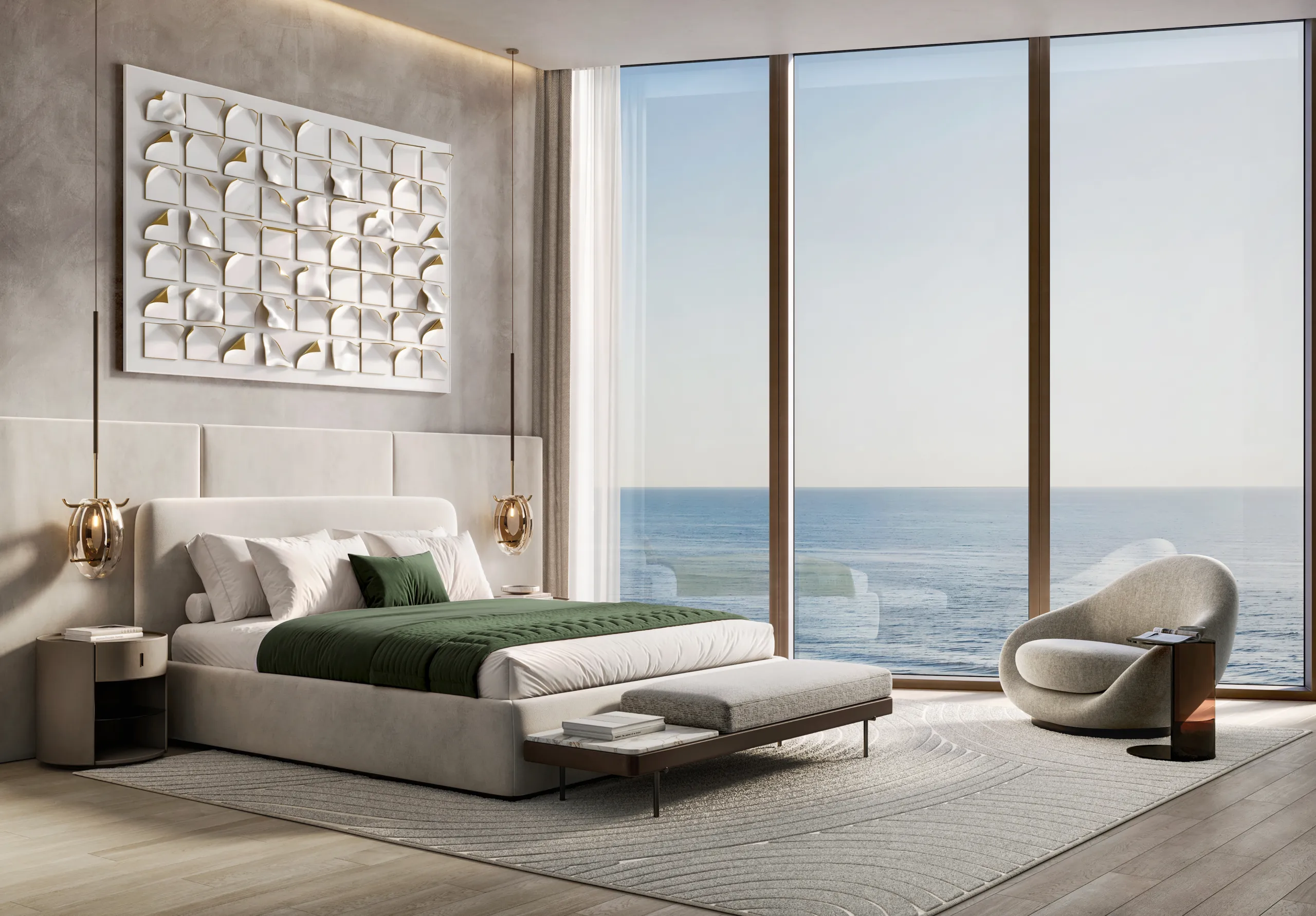 Spektakuläre Neubau-Apartments mit Kino, Spa und Pool direkt am Meer in Dubai Maritime City, Dubai