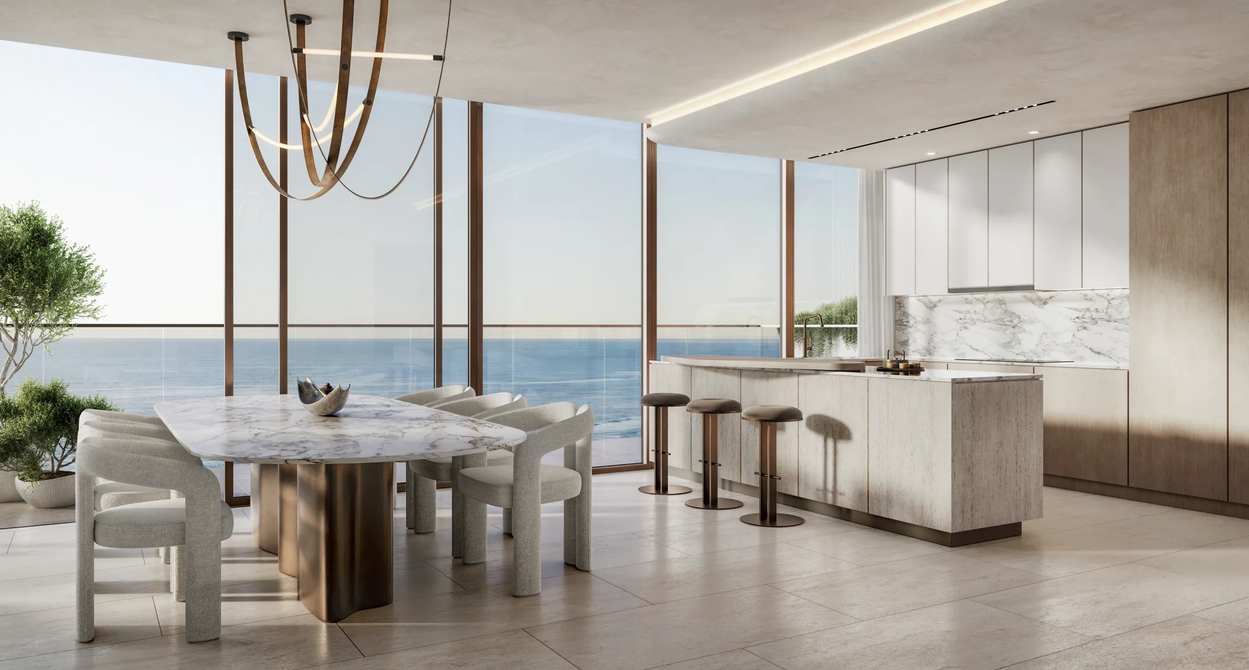 Spektakuläre Neubau-Apartments mit Kino, Spa und Pool direkt am Meer in Dubai Maritime City, Dubai