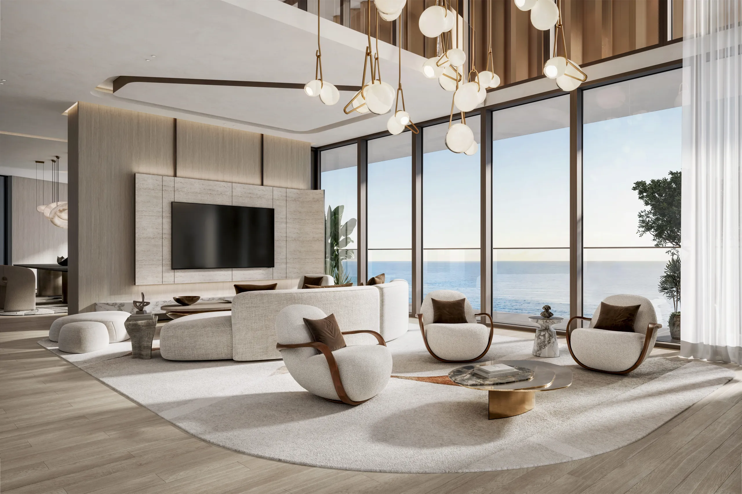 Spektakuläre Neubau-Apartments mit Kino, Spa und Pool direkt am Meer in Dubai Maritime City, Dubai