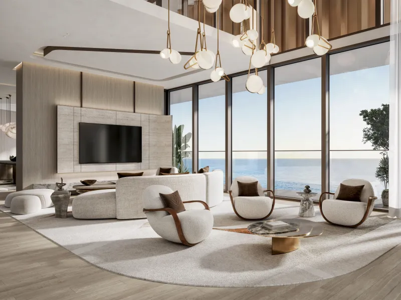 Spektakuläre Neubau-Apartments mit Kino, Spa und Pool direkt am Meer in Dubai Maritime City, Dubai