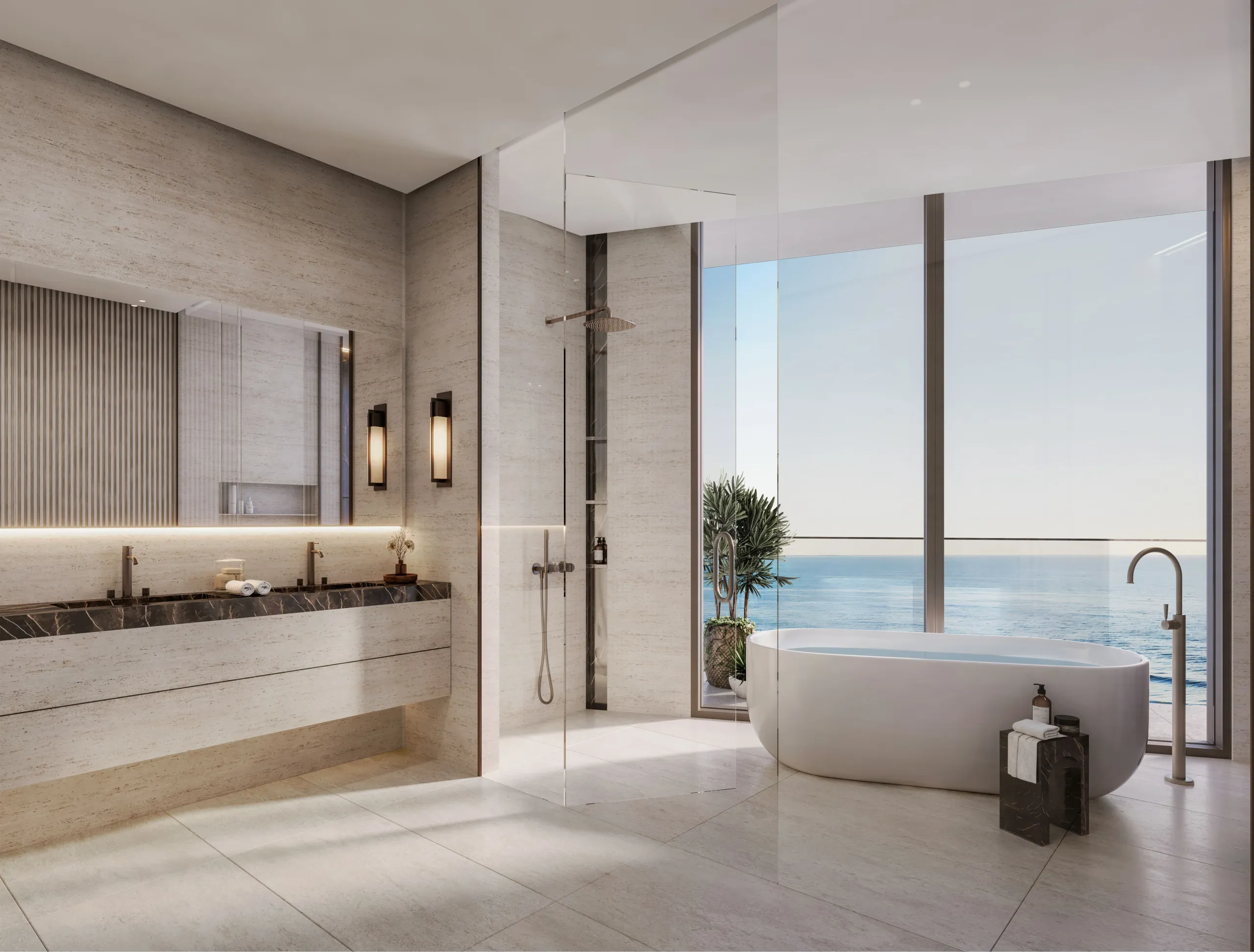 Spektakuläre Neubau-Apartments mit Kino, Spa und Pool direkt am Meer in Dubai Maritime City, Dubai