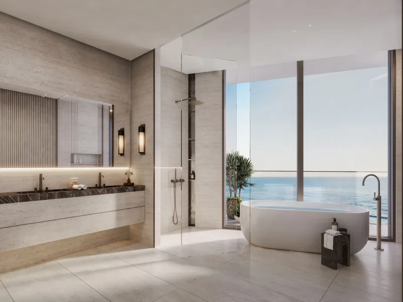 Spektakuläre Neubau-Apartments mit Kino, Spa und Pool direkt am Meer in Dubai Maritime City, Dubai