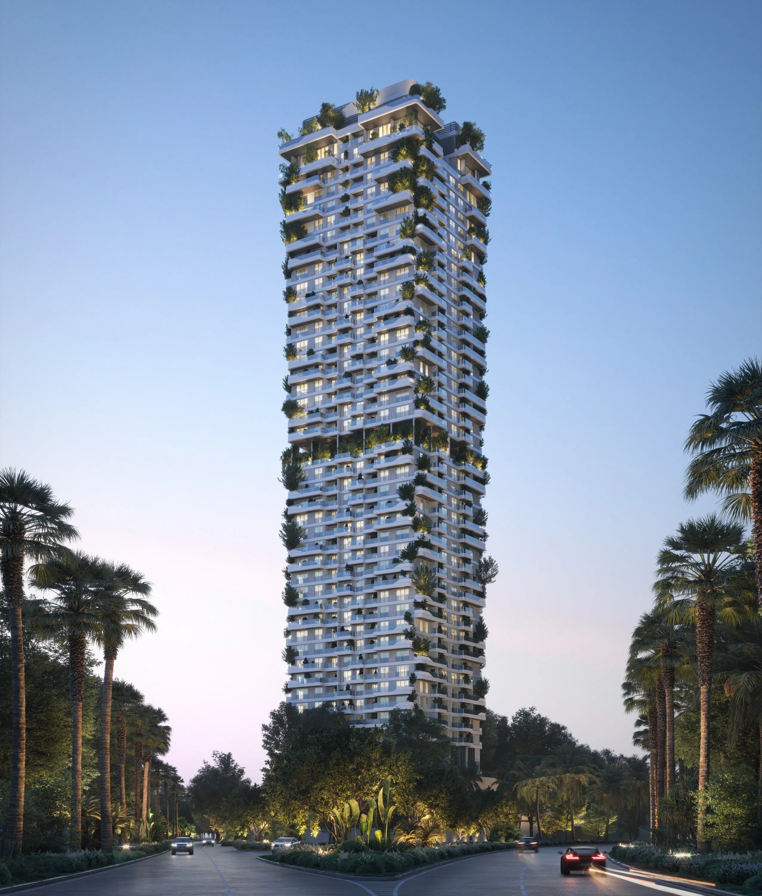 Exclusivo penthouse de nueva construcción en una torre de diseño biofílico con vistas al mar en Dubai Maritime City, Dubái
